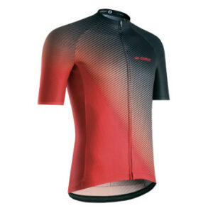 MAILLOT GIST HOMME FLOW MANCHES COURTES ZIP TOTAL ROUGE