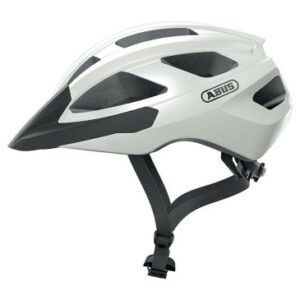 CASQUE VELO ADULTE ABUS ROUTE MACATOR BLANC PERLE