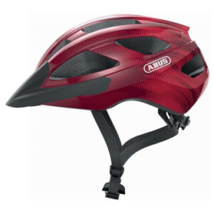 CASQUE VELO ADULTE ABUS ROUTE MACATOR ROUGE BORDEAUX