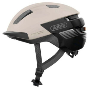 CASQUE VELO ADULTE ABUS URBAIN PURL-Y ACE CHAMPAGNE BEIGE ECLAIRAGE INTEGRE