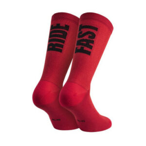 CHAUSSETTES/SOCQUETTES ETE GIST RIDE FAST ROUGE